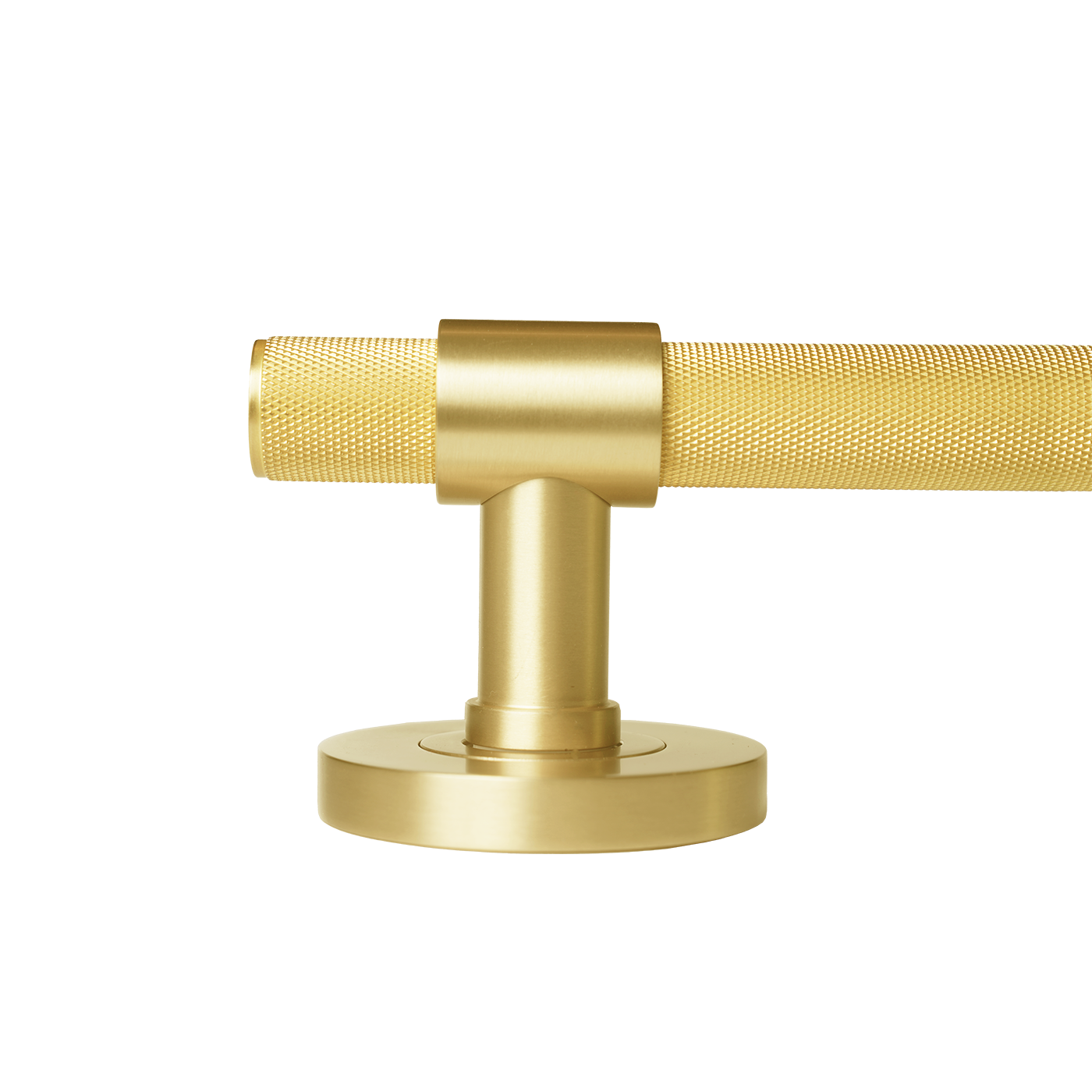 Momo Belgravia Solid Brass Knurled Lever Entrance Set In