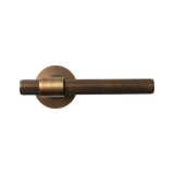 Momo Belgravia Solid Brass Lined Mortice Lock Privacy Lever Set In