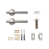 Momo Belgravia Solid Brass Lined Tubular Latch Passage Lever Set In