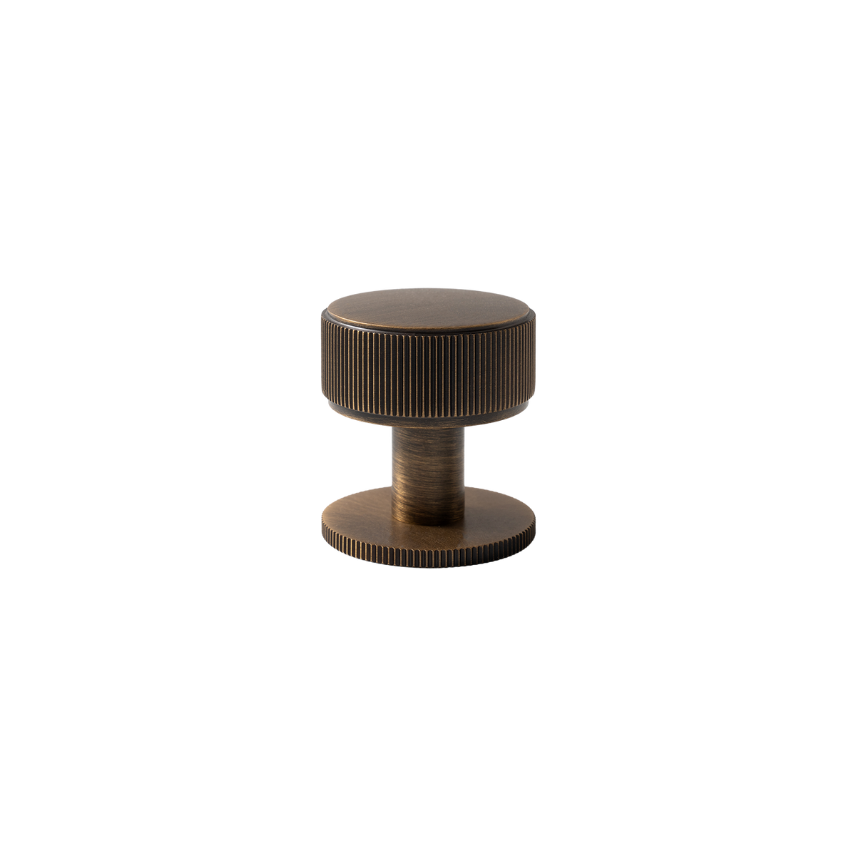 Momo Belgravia Lined Round Knob Solid Brass 35mm in Bronze - alternative product view