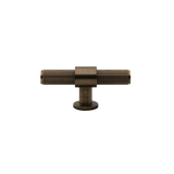 Momo Belgravia Lined T Knob Solid Brass 82mm