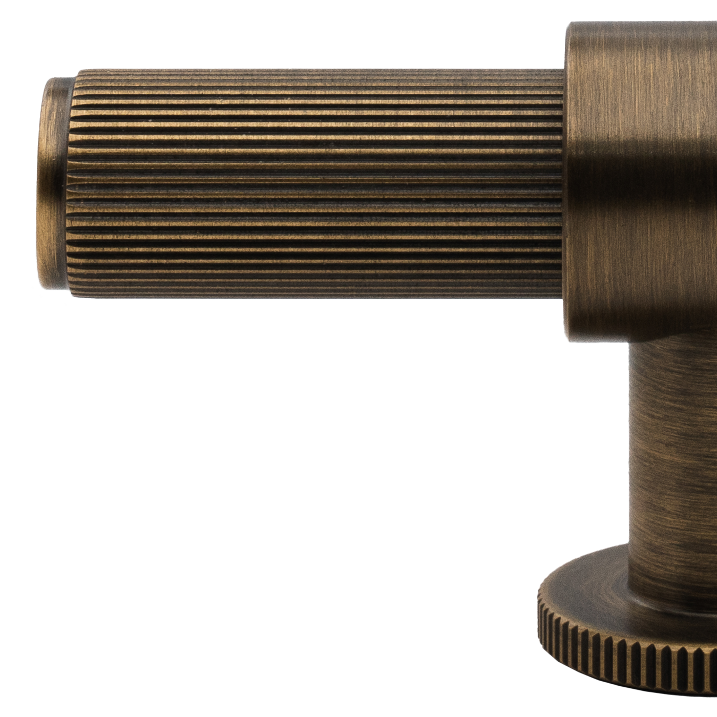 Momo Belgravia Lined T Knob Solid Brass 82mm