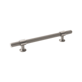Momo Belgravia Lined Bar Pull Solid Brass 160mm - finish and profile close-up