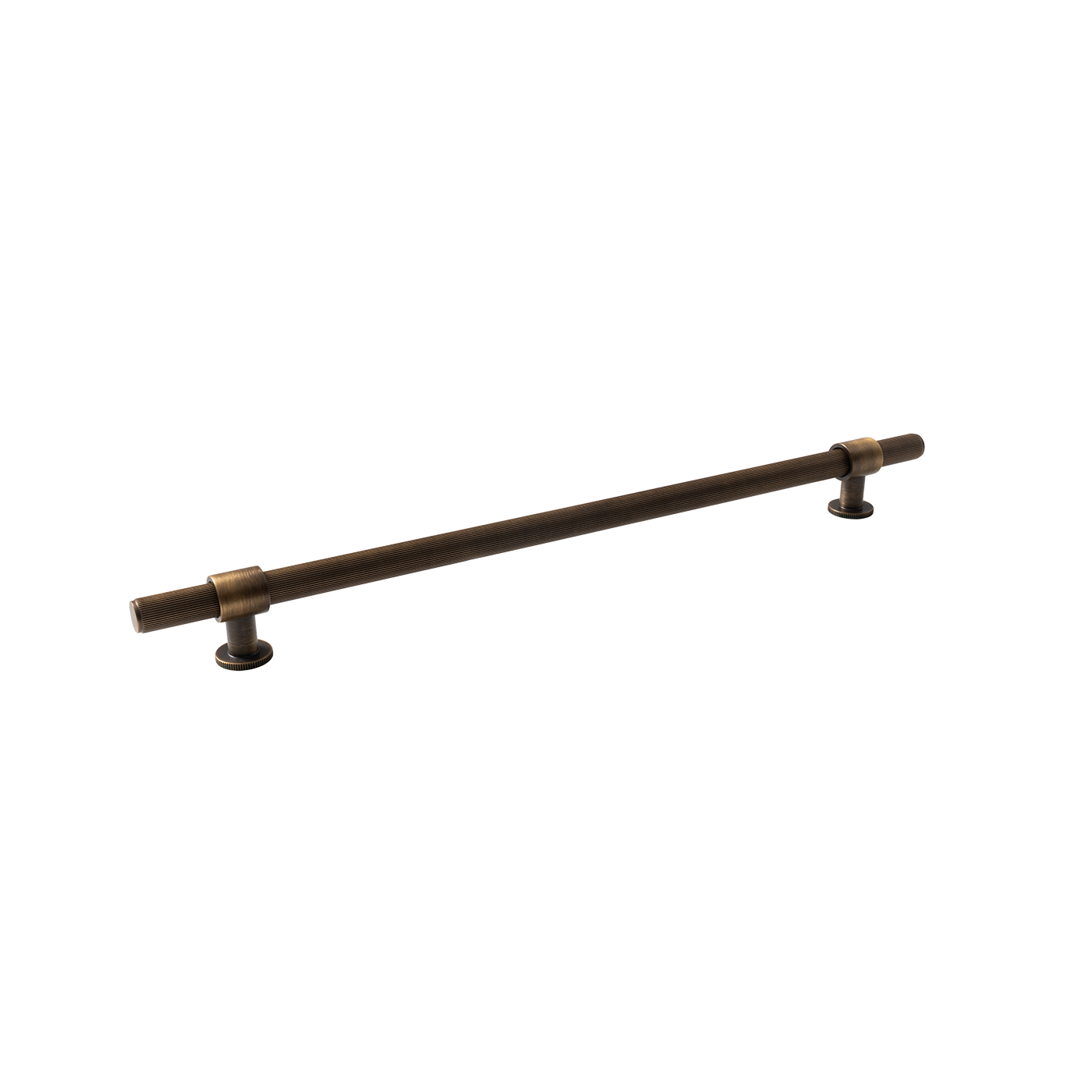 Momo Belgravia Lined Bar Pull Solid Brass 320mm
