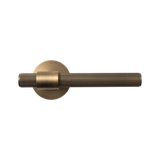 Momo Belgravia Solid Brass Lined Mortice Lock Passage Lever Set In