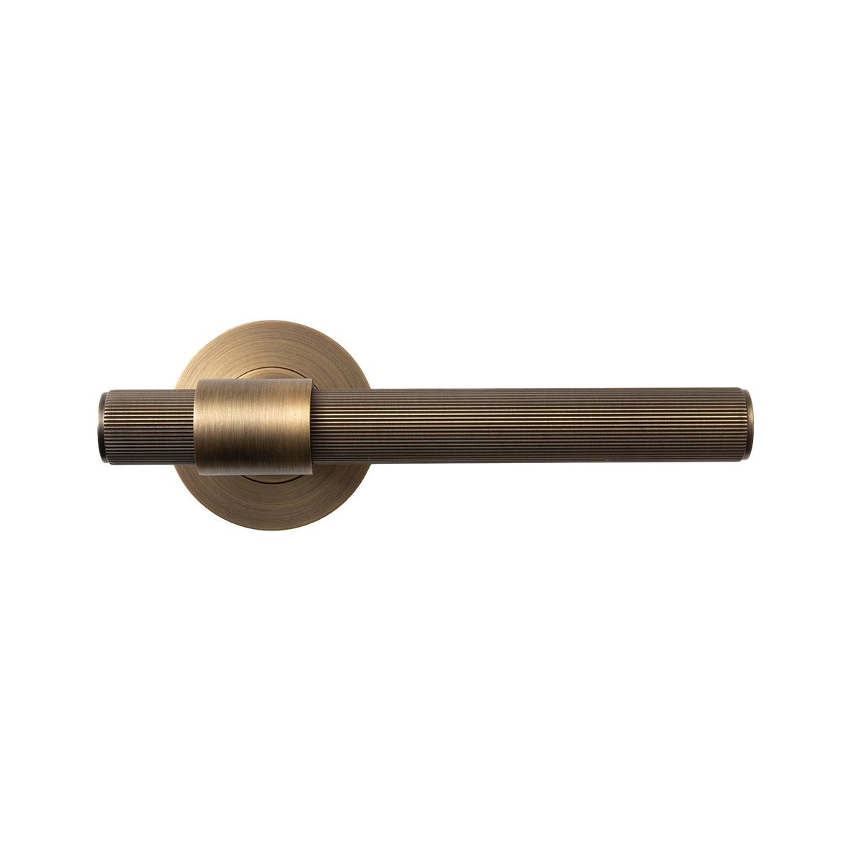 Momo Belgravia Solid Brass Lined Mortice Lock Passage Lever Set In