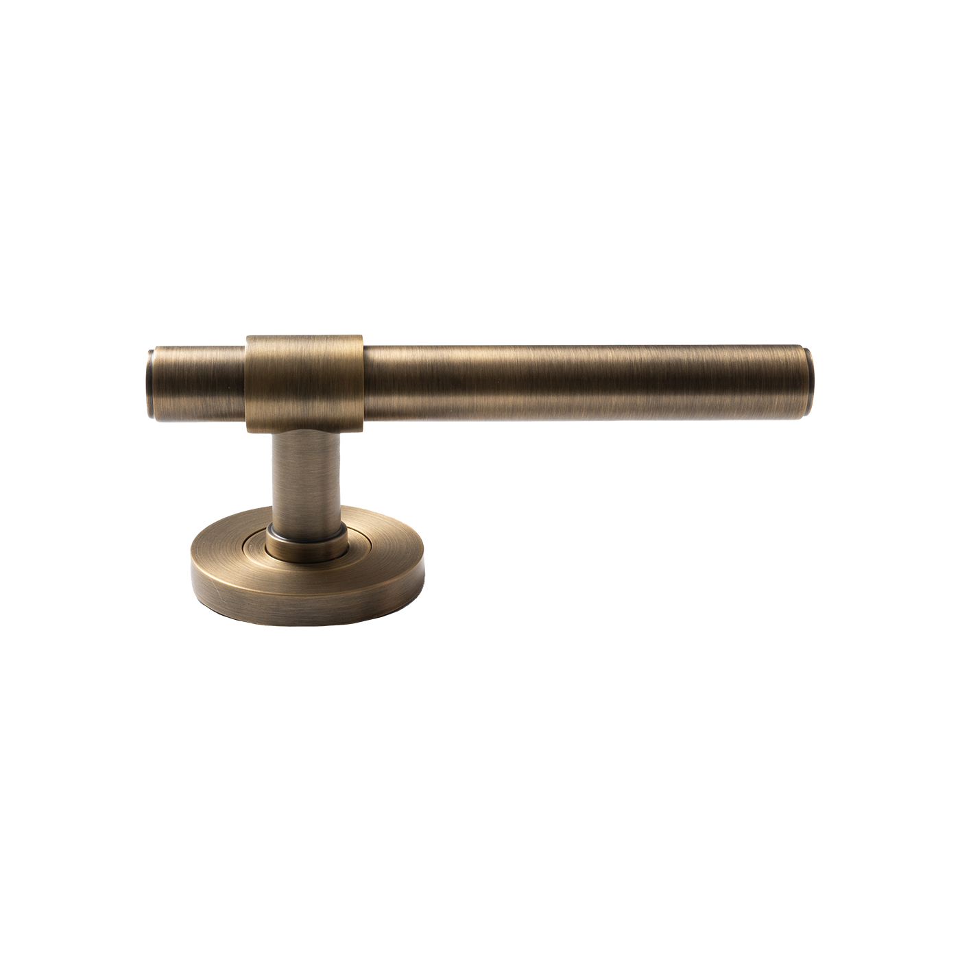 Momo Belgravia Plain Solid Brass Lever Entrance Set In