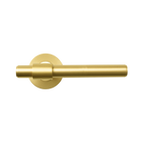 Momo Belgravia Plain Solid Brass Tubular Latch Passage Lever Set In