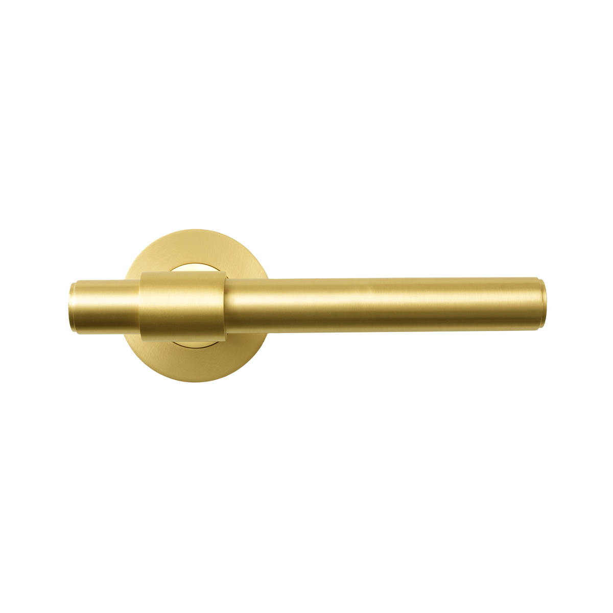 Momo Belgravia Plain Solid Brass Tubular Latch Passage Lever Set In