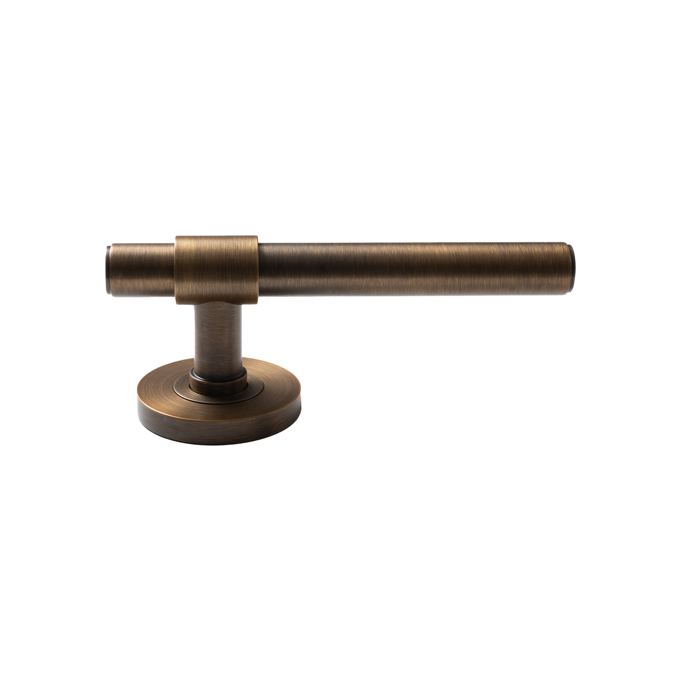 Momo Belgravia Plain Solid Brass Tubular Latch Privacy Lever Set In