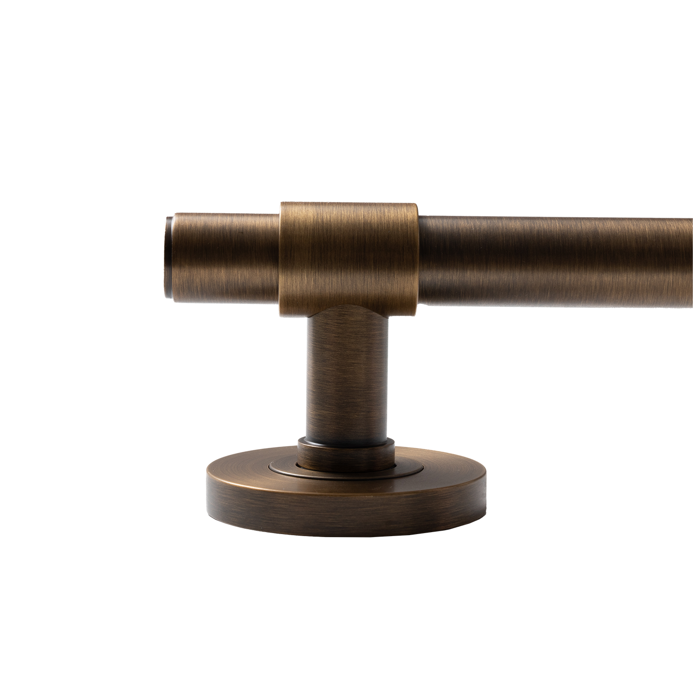Momo Belgravia Plain Solid Brass Tubular Latch Privacy Lever Set In
