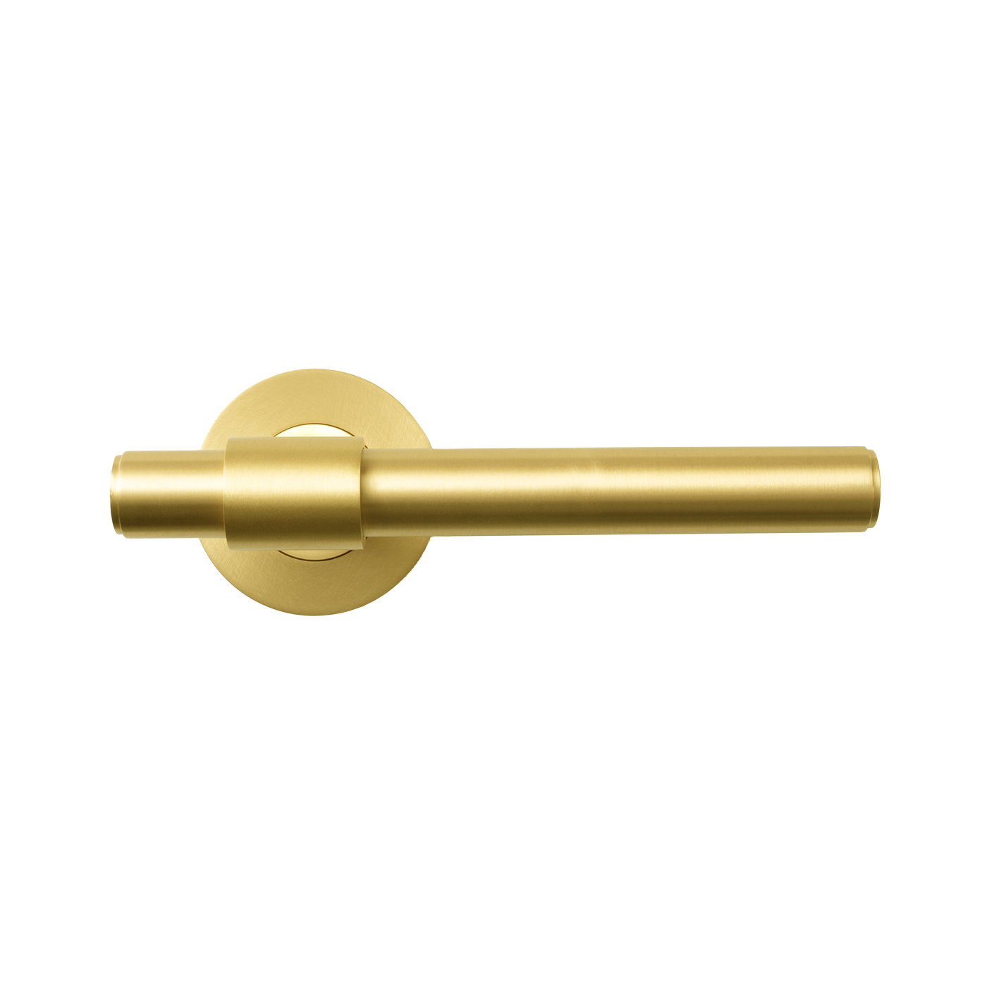 Momo Belgravia Plain Solid Brass Tubular Latch Privacy Lever Set In