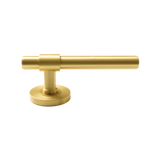 Momo Belgravia Plain Solid Brass Tubular Latch Privacy Lever Set In