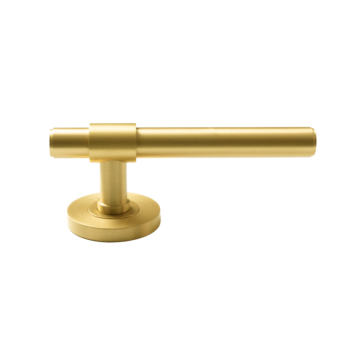 Momo Belgravia Plain Solid Brass Tubular Latch Privacy Lever Set In