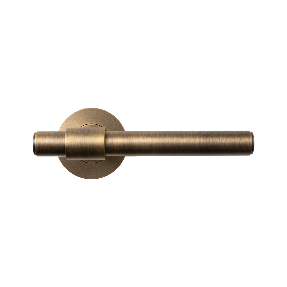 Momo Belgravia Plain Solid Brass Tubular Latch Privacy Lever Set In