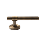 Momo Belgravia Plain Solid Brass Tubular Latch Privacy Lever Set In