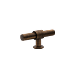 Momo Belgravia Plain T Knob  Solid Brass 82mm