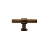 Momo Belgravia Plain T Knob  Solid Brass 82mm
