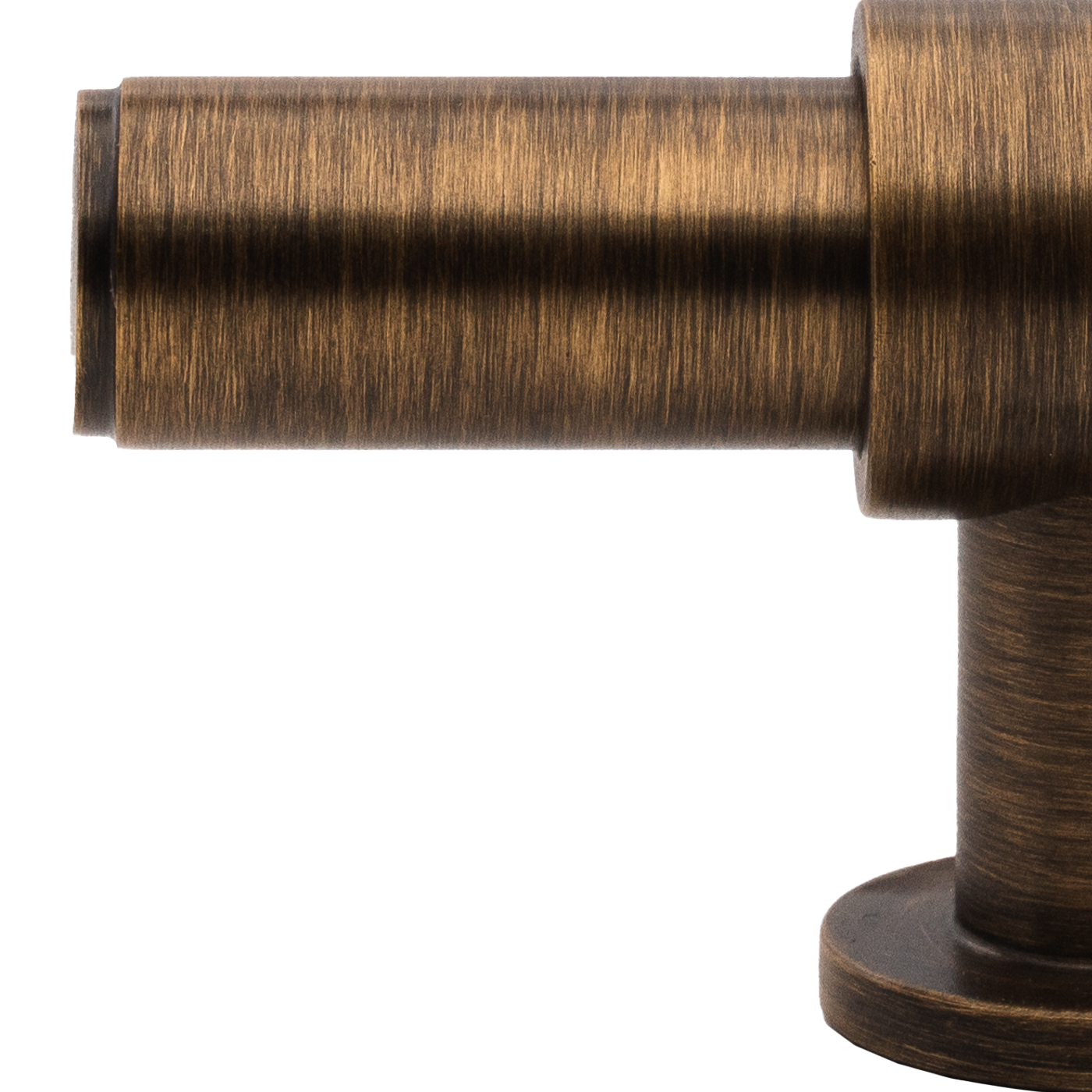 Momo Belgravia Plain T Knob  Solid Brass 82mm