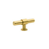 Momo Belgravia Plain T Knob  Solid Brass 82mm