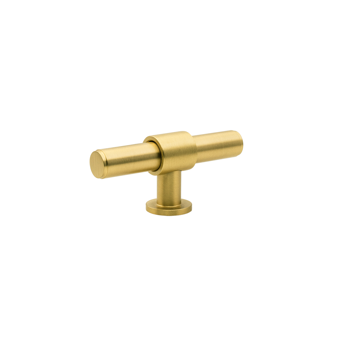Momo Belgravia Plain T Knob  Solid Brass 82mm