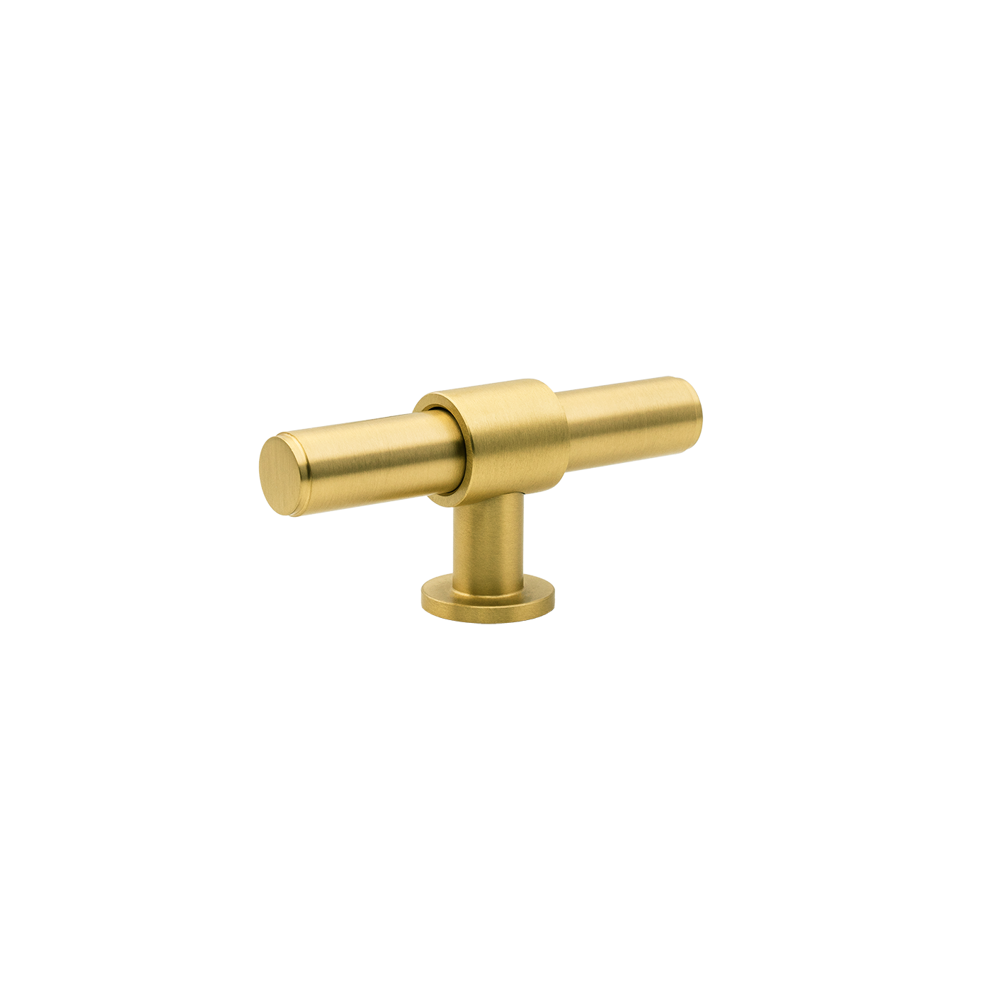 Momo Belgravia Plain T Knob  Solid Brass 82mm