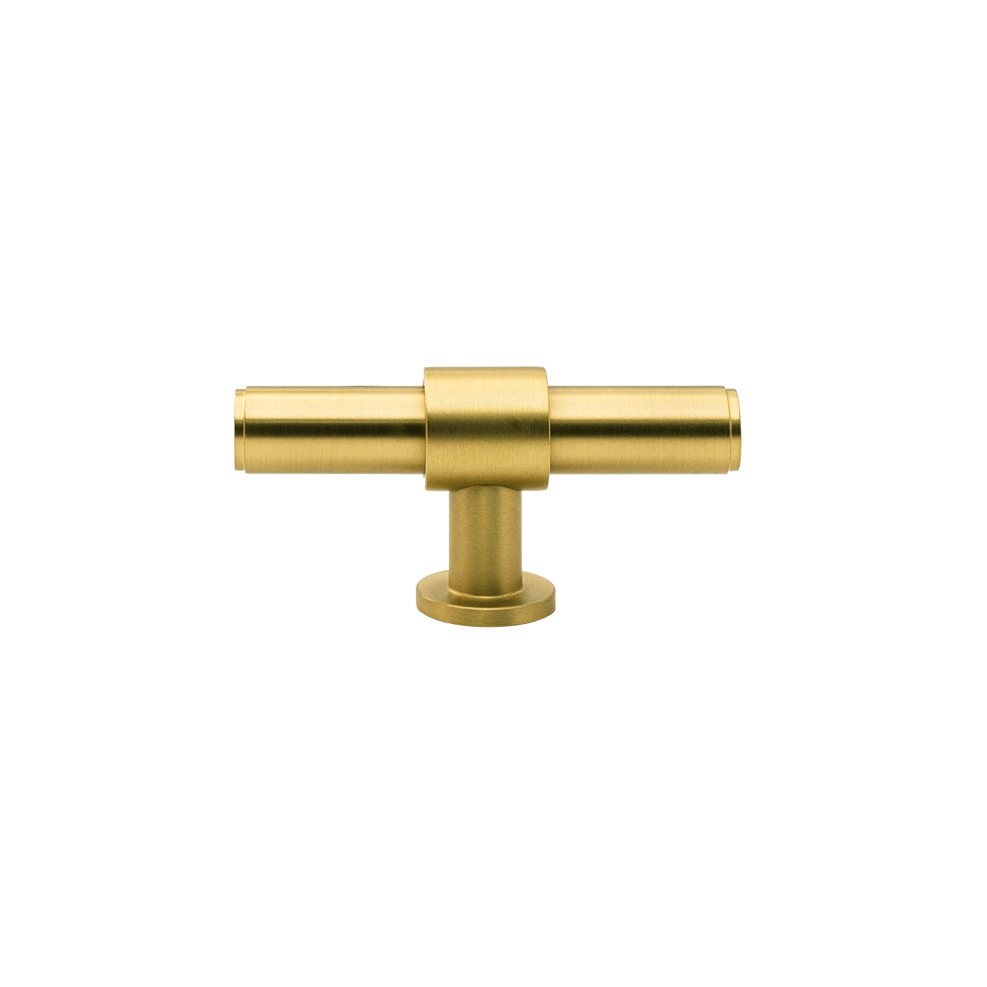 Momo Belgravia Plain T Knob  Solid Brass 82mm