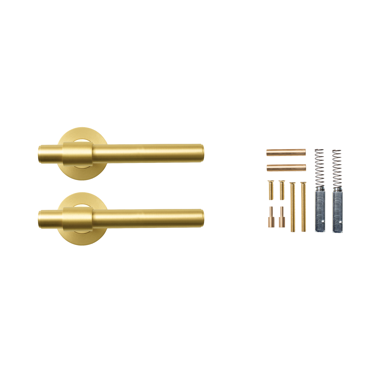 Momo Belgravia Plain Lever Handle Set