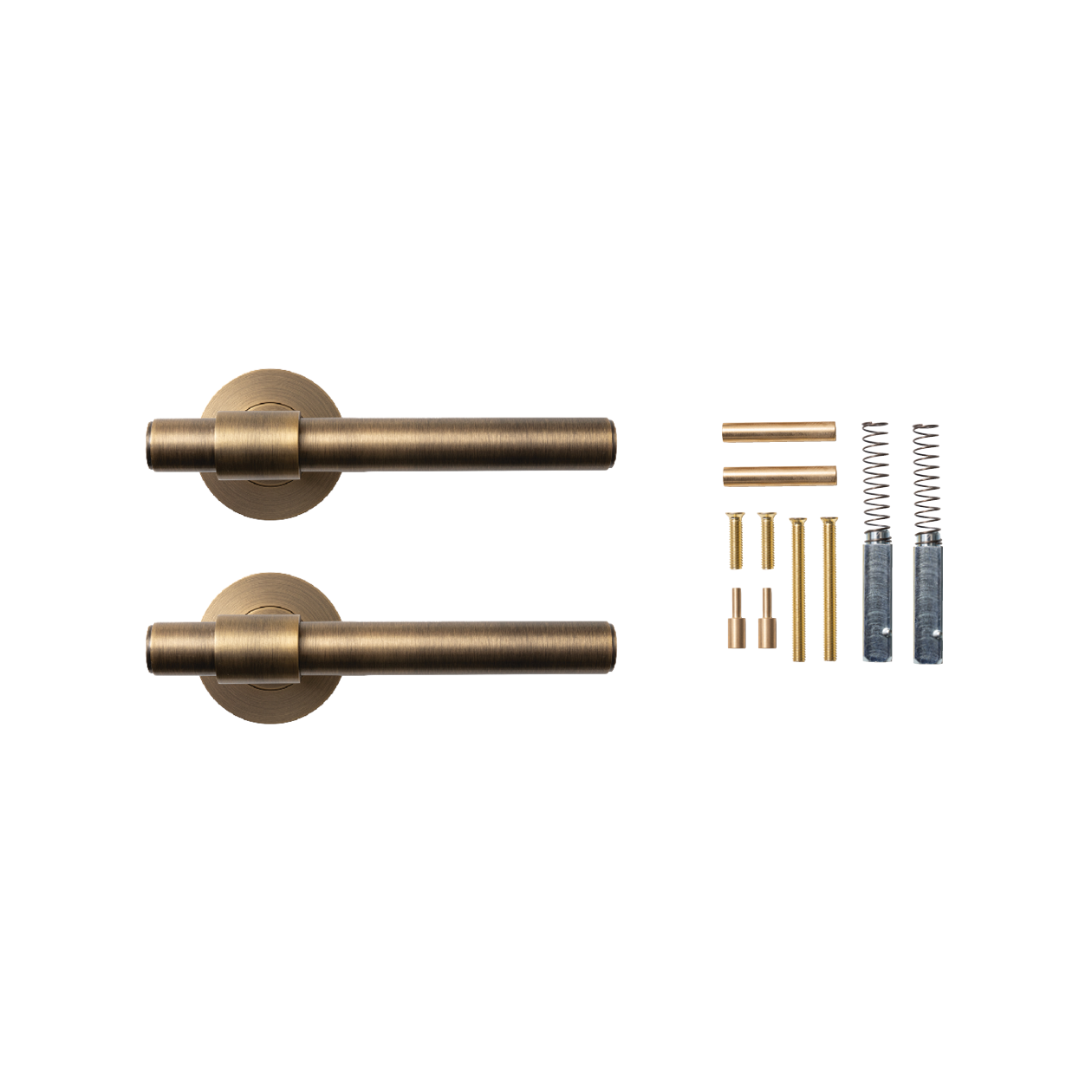 Momo Belgravia Plain Lever Handle Set