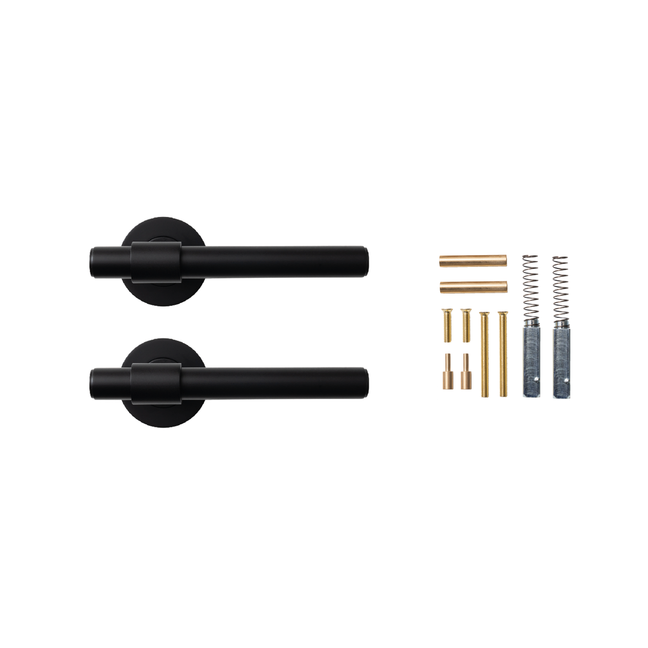 Momo Belgravia Plain Lever Handle Set