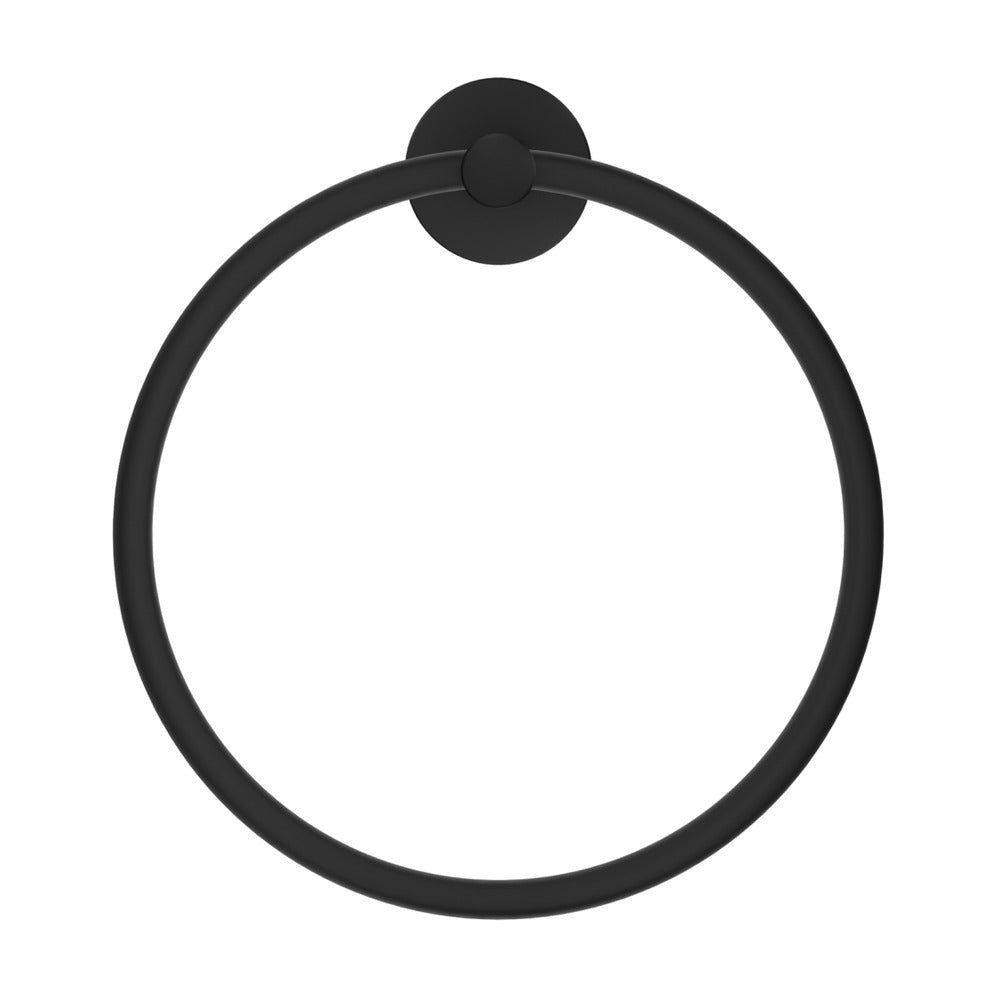 Mica Hand Towel Ring - Black