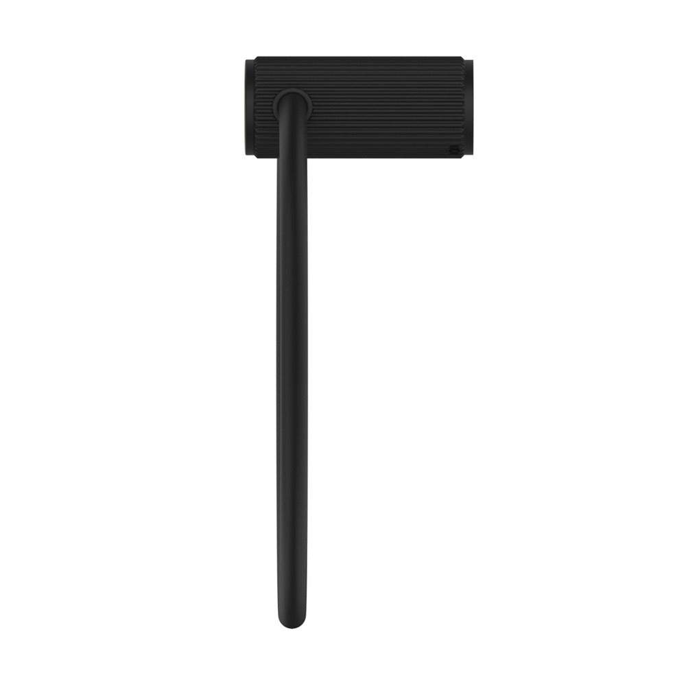 Mica Fluted Towel Ring - Black