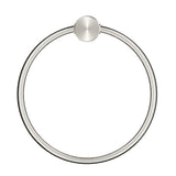 Mica Fluted Towel Ring - Brushed Nickel