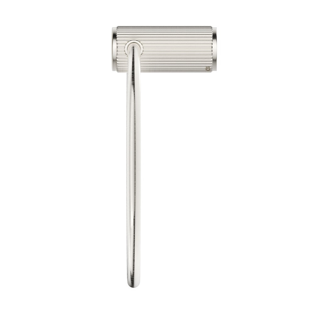 Mica Fluted Towel Ring - Brushed Nickel