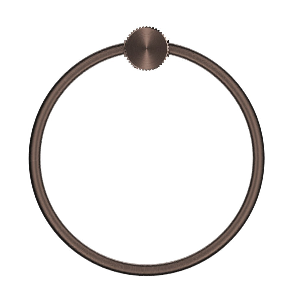 Mica Fluted Towel Ring - Dusk Bronze