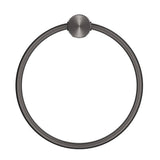 Mica Fluted Towel Ring - Gunmetal