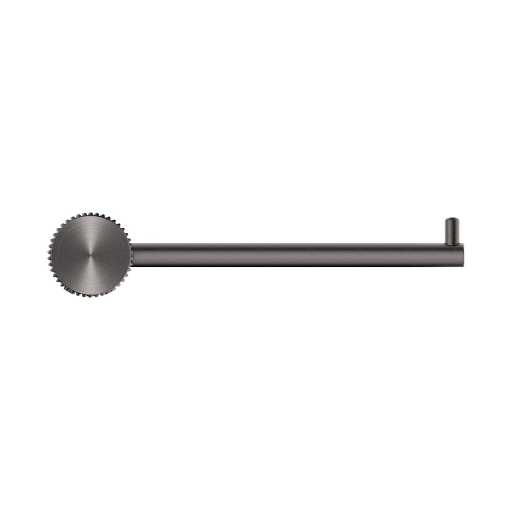 Mica Fluted Toilet Paper Holder - Gunmetal