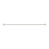 Mica Fluted Single Towel Rail - Brushed Nickel