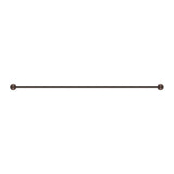 Mica Fluted Single Towel Rail - Dusk Bronze