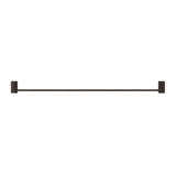 Mica Fluted Single Towel Rail - Dusk Bronze