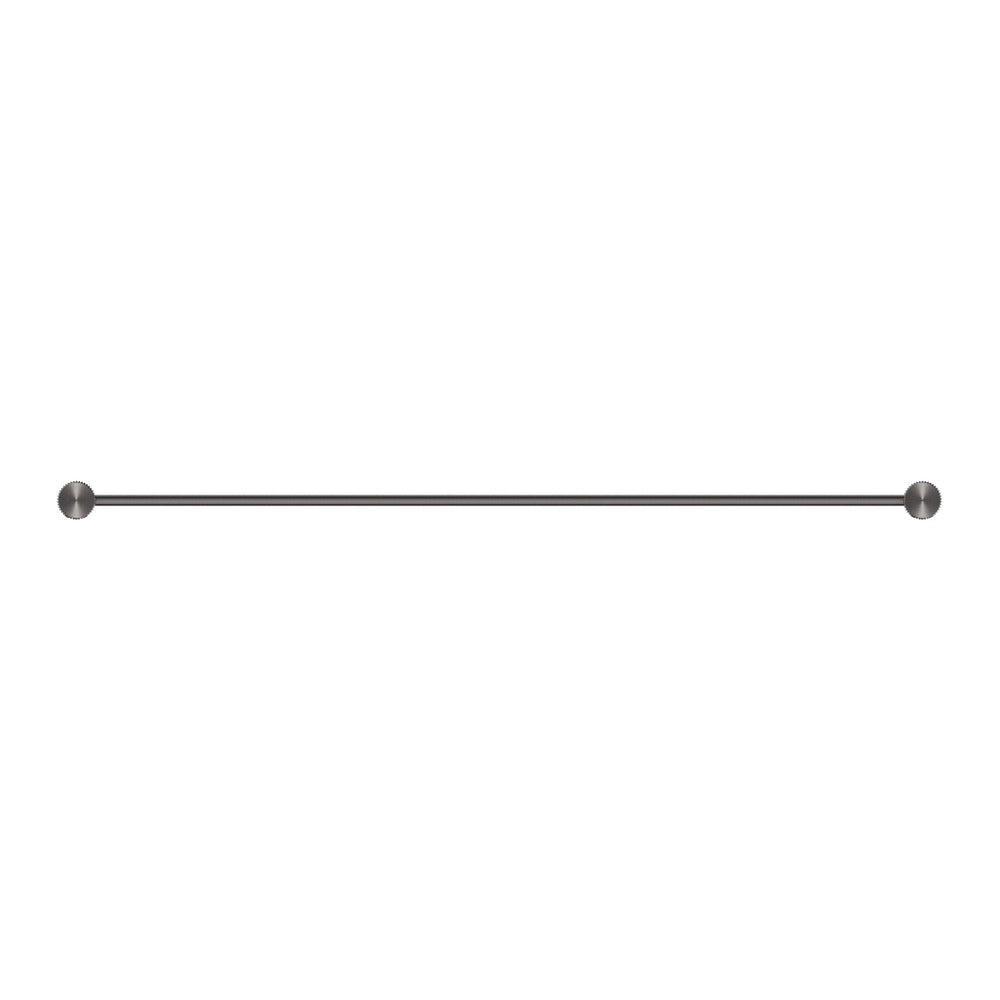 Mica Fluted Single Towel Rail - Gunmetal