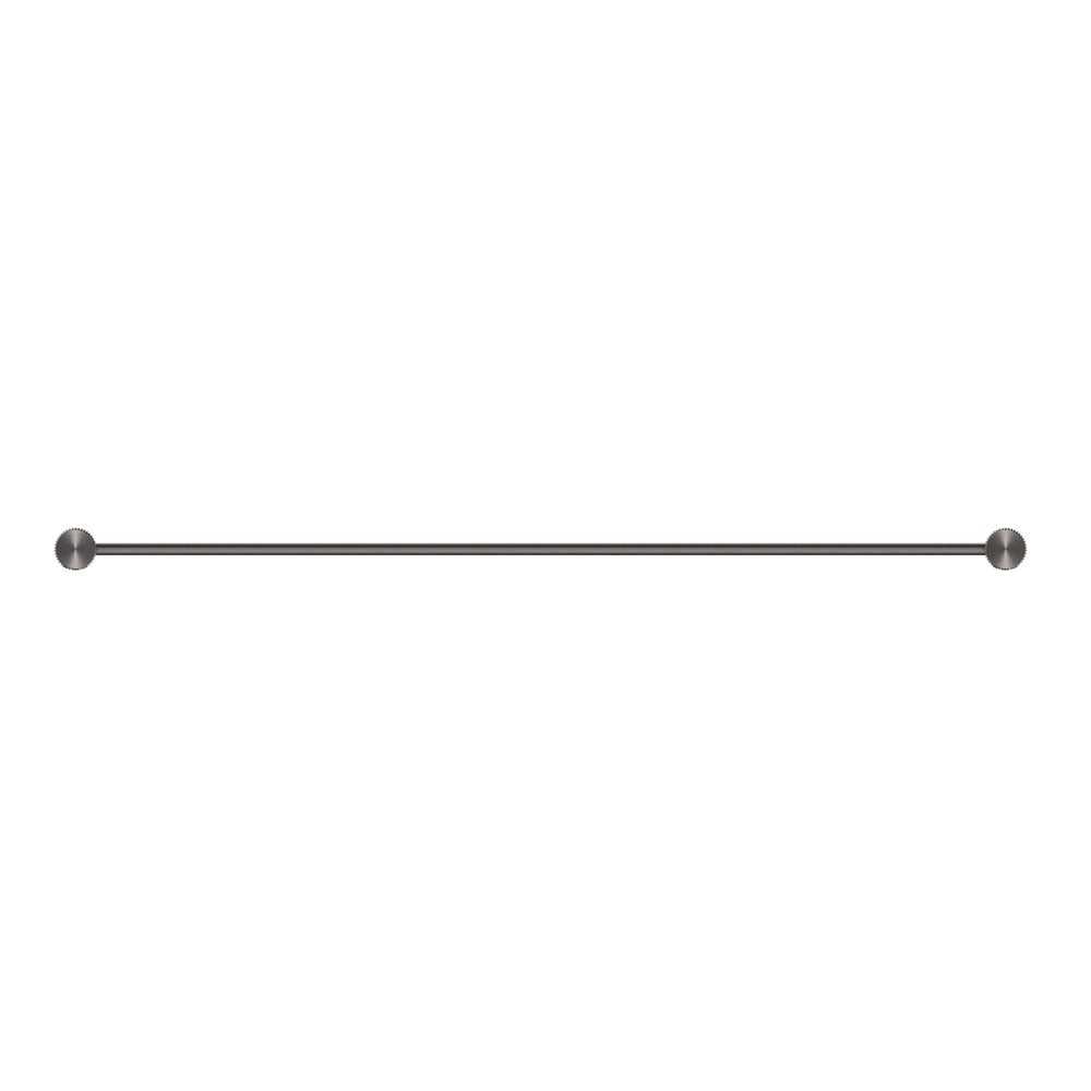 Mica Fluted Double Towel Rail - Gunmetal