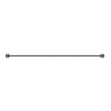Mica Fluted Double Towel Rail - Gunmetal