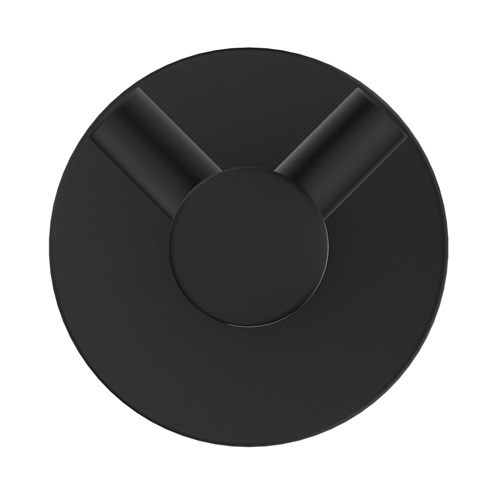 Mica Double Robe Hook - Black