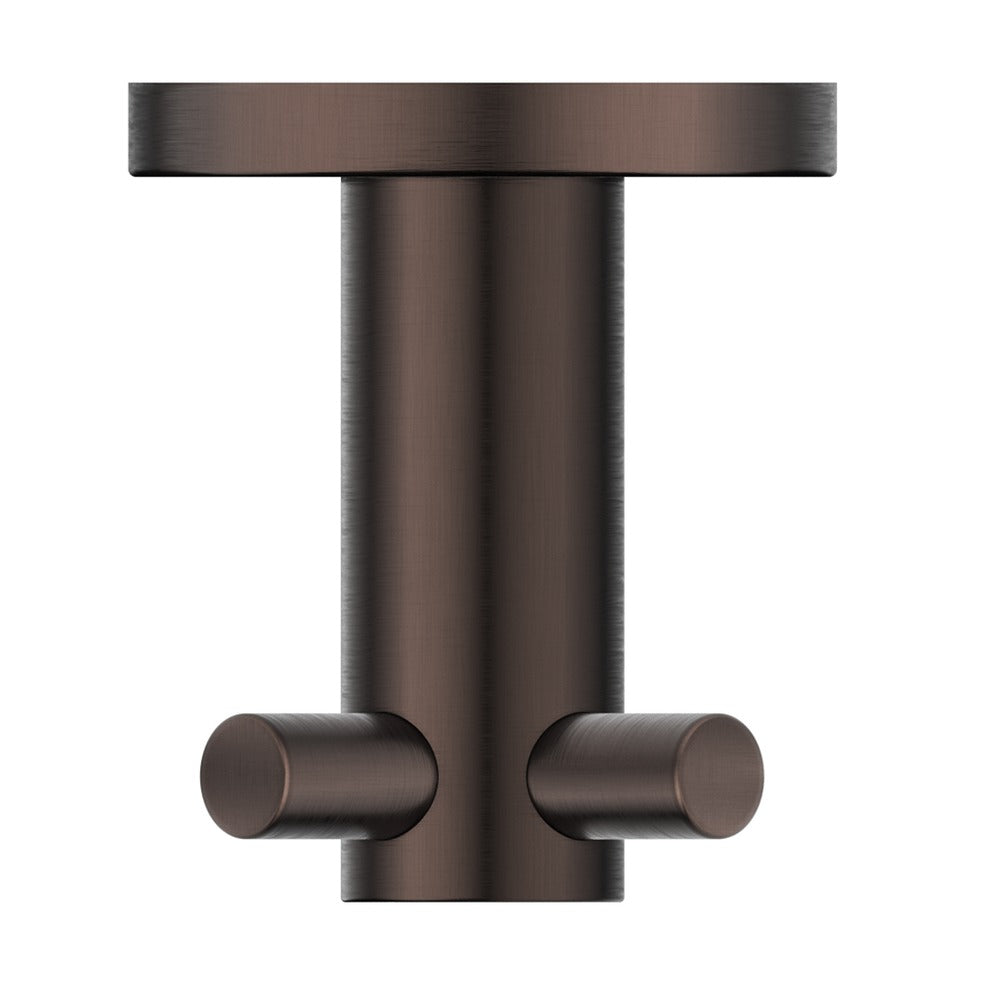 Mica Double Robe Hook - Dusk Bronze