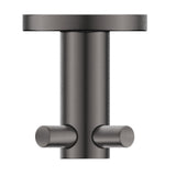 Mica Double Robe Hook - Gunmetal