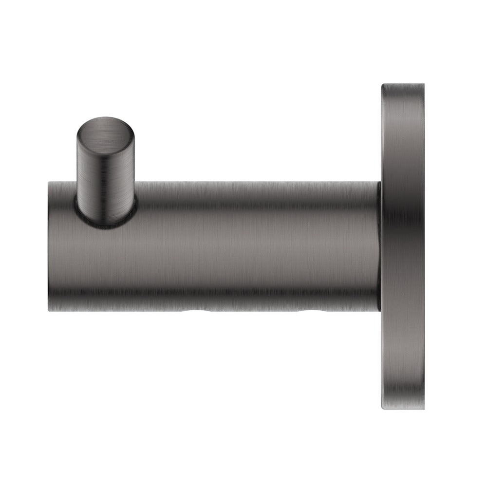 Mica Double Robe Hook - Gunmetal