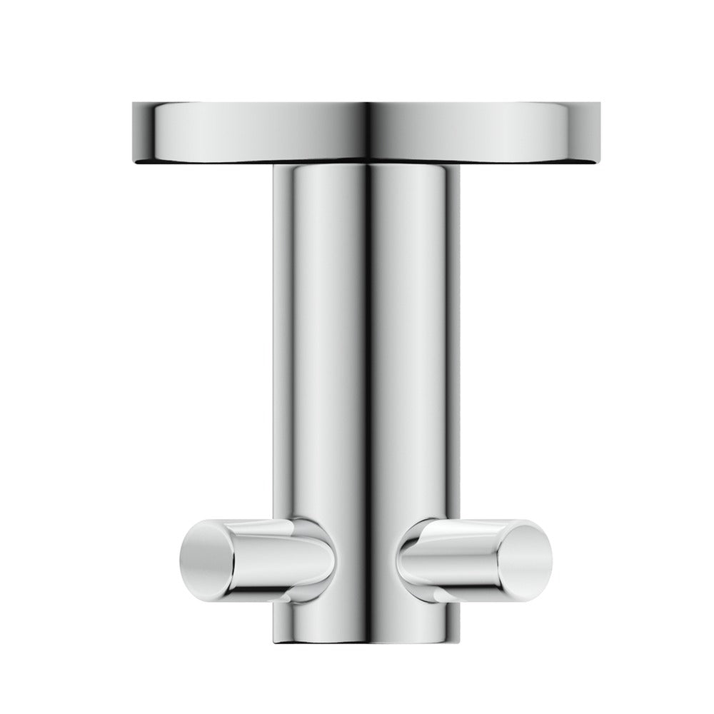 Mica Double Robe Hook - Chrome