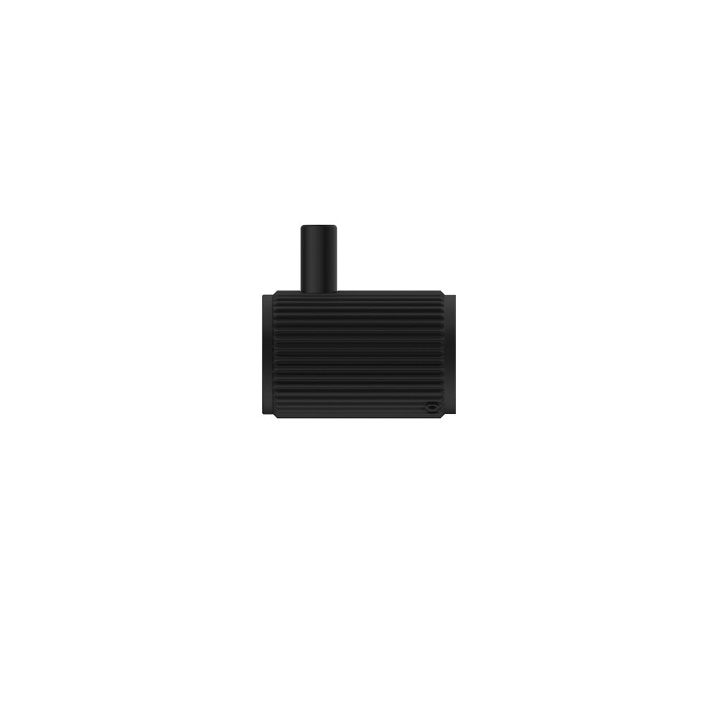 Mica Fluted Robe Hook - Black