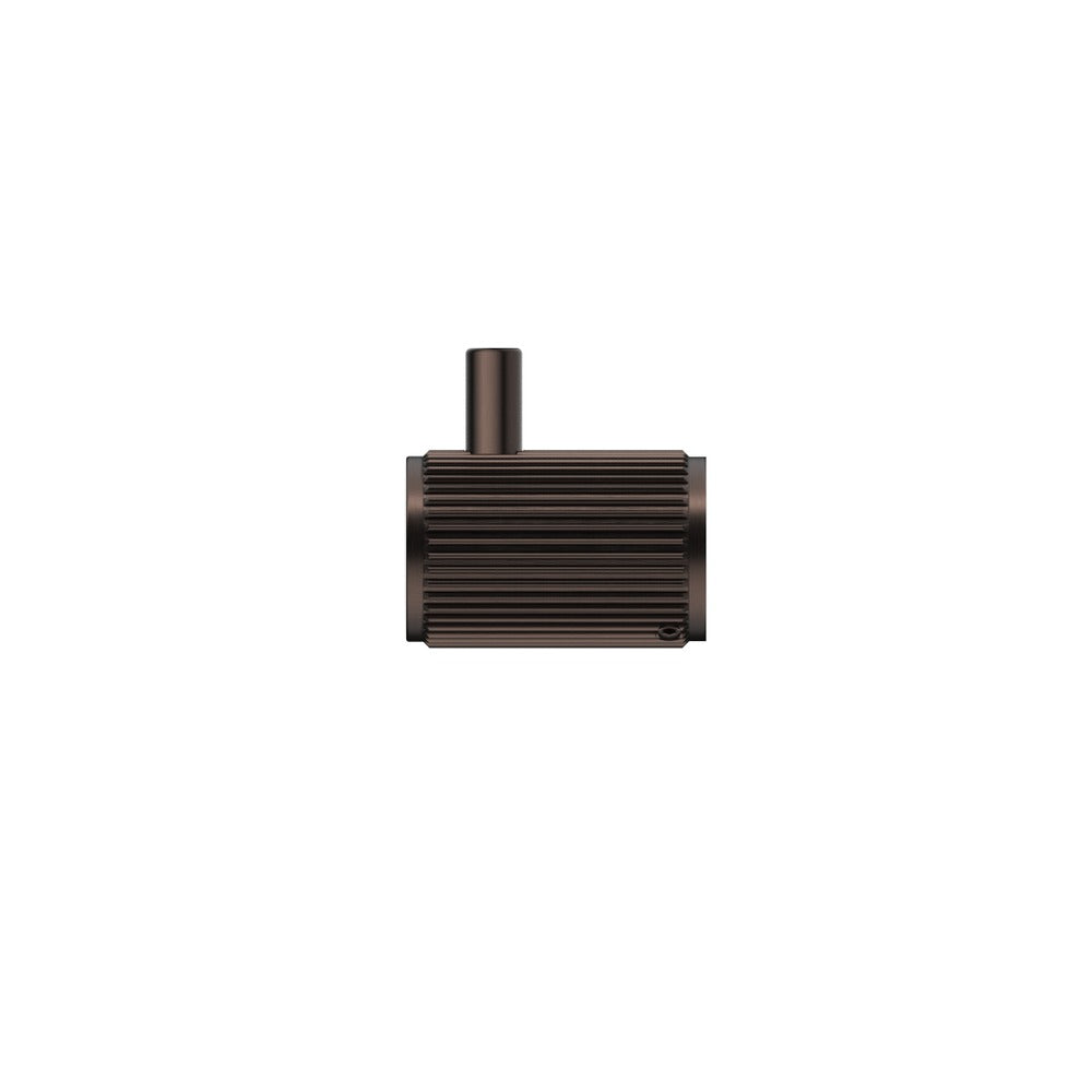Mica Fluted Robe Hook - Dusk Bronze